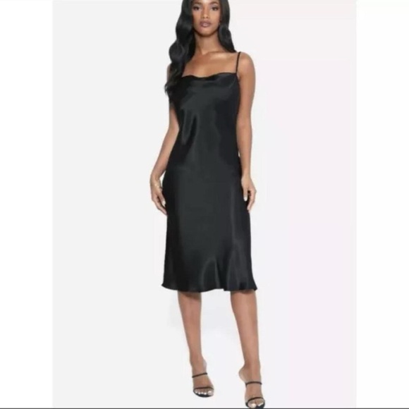 bebe Dresses & Skirts - Bebe Shimmering Black Dress